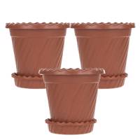 گلدان گلسنگ مدل 215 مجموعه سه عددی Golesang 215 Plant Pot Pack Of 3