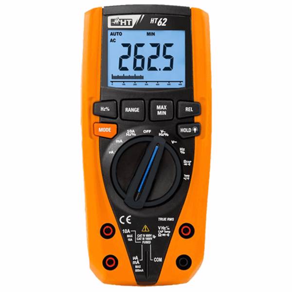 مولتی متر دیجیتال اچ تی اینسترومنتس مدل HT62، HT Instruments HT62 Multimeter