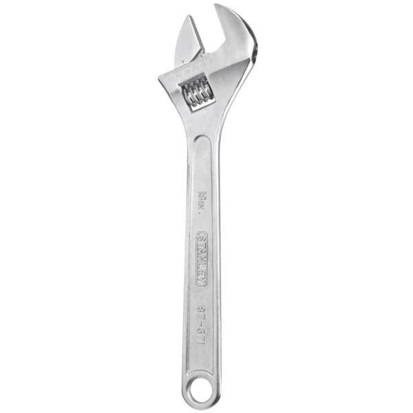 آچار فرانسه استنلی مدل 371-87 سایز 18 اینچ، Stanley 87-371 Adjustable Wrench 18 Inch