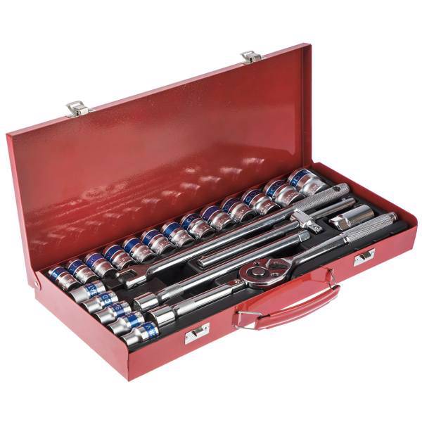 مجموعه 24 عددی آچار و سری بکس ساتاگود مدل G-10040، Satagood G-10040 Ratchet Wrench And Sockets Set 24PCS