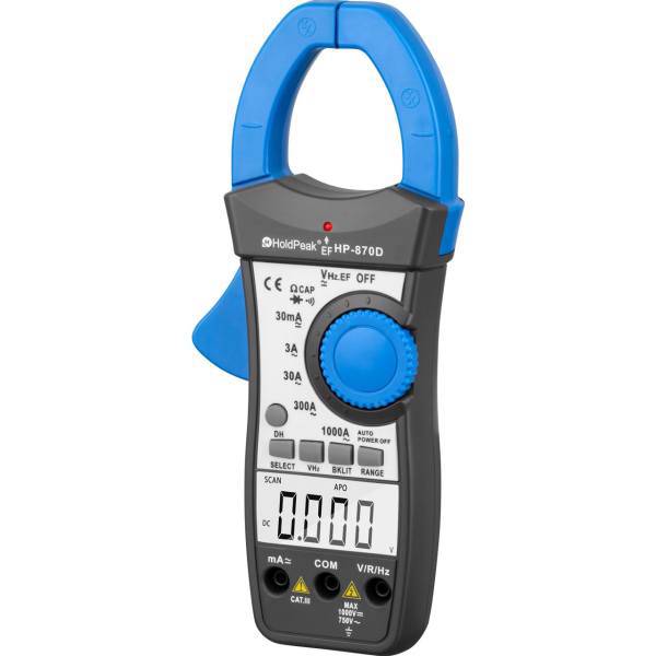 کلمپ متر هلدپیک مدل HP-870D، HP 870D Clamp Meter