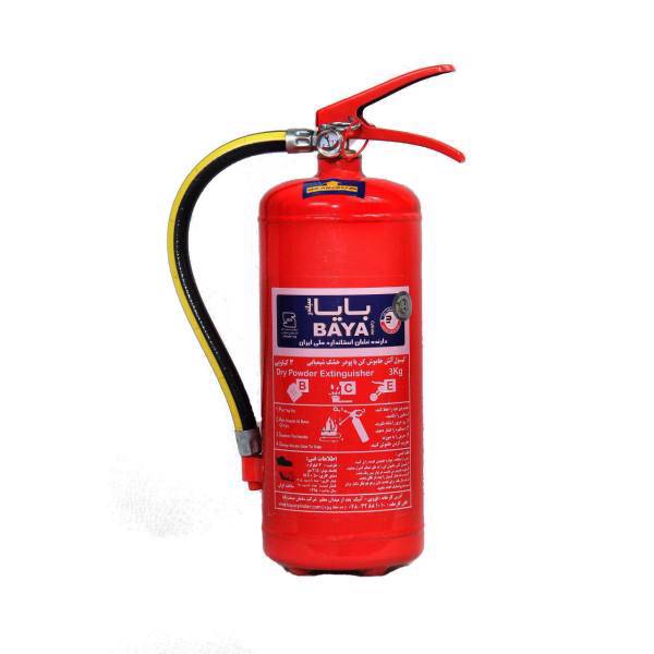 کپسول آتش نشانی پودری بایا 3 کیلوگرمی، Baya Cylinder powder Fire Extinguisher 3 Kg