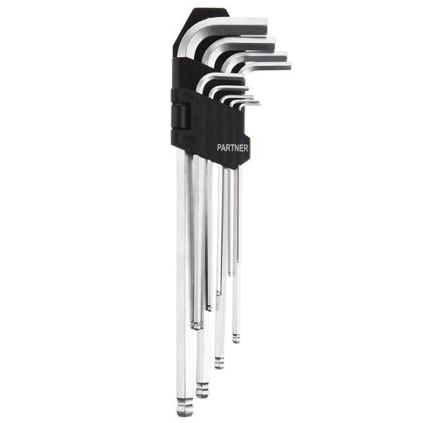 مجموعه 9 عددی آچار آلن پارتنر مدل 509XLB، Partner 509XLB Hex Wrench Set 9 PCS