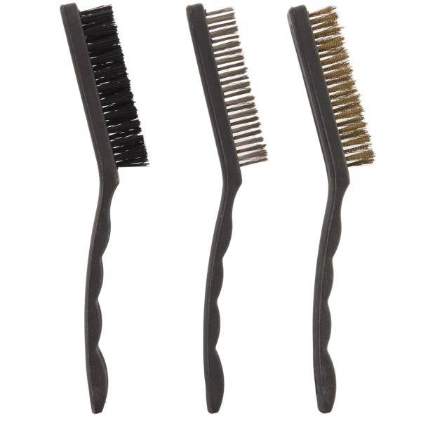 مجموعه 3 عددی فرچه دستی تول پلاس مدل 62800، Tool Plus 62800 Wire Brush Set 3PCS