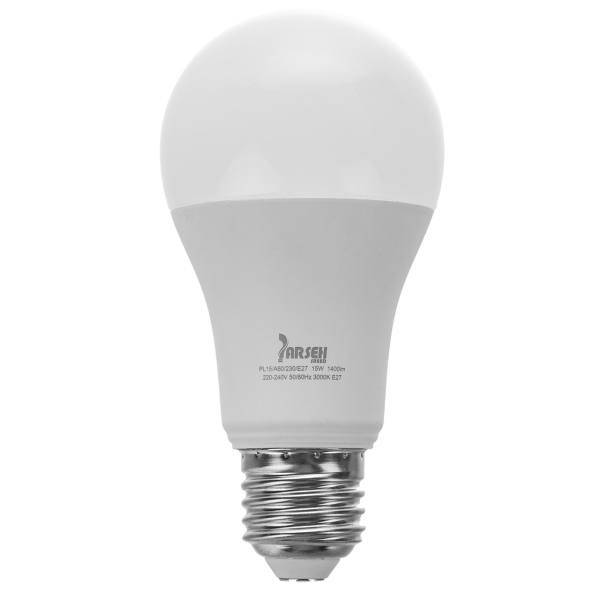 لامپ ال ای دی 15 وات پارسه شید مدل PL15 A60 پایه E27، Parseh Sheed PL15 A60 15W LED Lamp E27