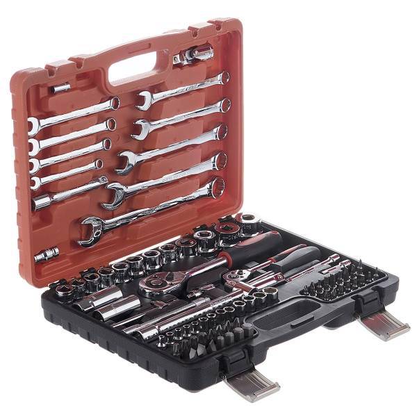 مجموعه 82 عددی آچار و سری بکس ساتا اوکی مدل BK38، Sataok BK38 Ratchet Wrench And Sockets 82PCS