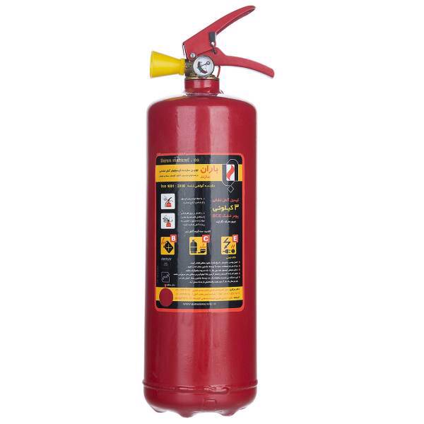 کپسول آتش نشانی پودری باران مازند 3 کیلوگرمی، Baran Mazand Powder Fire Extinguisher 3 Kg