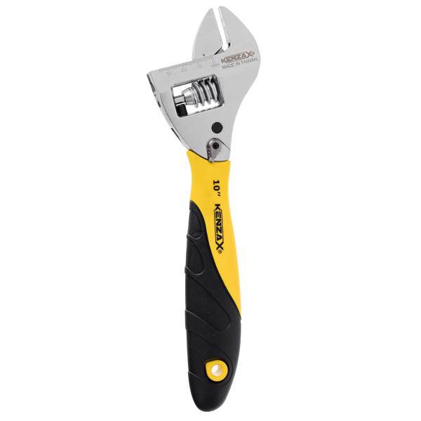 آچار فرانسه کنزاکس مدل KWR-210 سایز 10 اینچ، Kenzax KWR-210 Adjustable Wrench 10 Inch