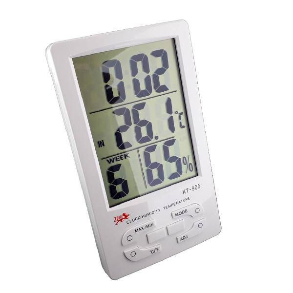 رطوبت سنج و دماسنج دیجیتال مدل KT-905، KT-905 Digital Hygrometer Thermometer