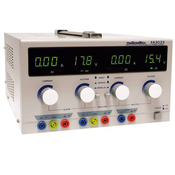 منبع تغذیه مولتی‌متریکس مدل XA3033، Multimetrix XA3033 Power Supplies