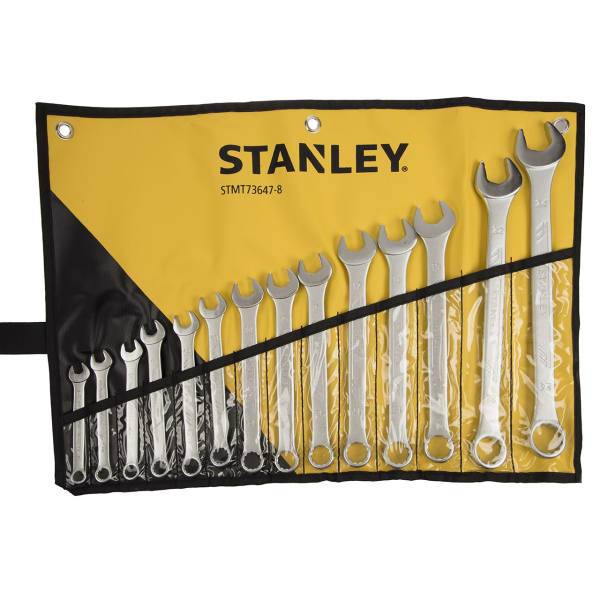 مجموعه 14 عددی آچار یک سر تخت یک سر رینگی استنلی مدل STMT73647-8، Stanley STMT73647-8 14PCS Combination Wrench