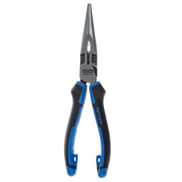 انبر دم باریک نووا مدل NTP 9611 سایز 8 اینچ، Nova NTP 9611 Long Nose Pliers 8 Inch