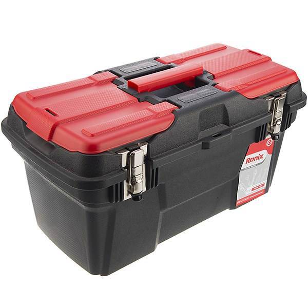 جعبه ابزار 19 اینچی رونیکس با چفت‌های فلزی مدل RH-9131، Ronix 19 inch Tool Box With Metal Lock RH-9131