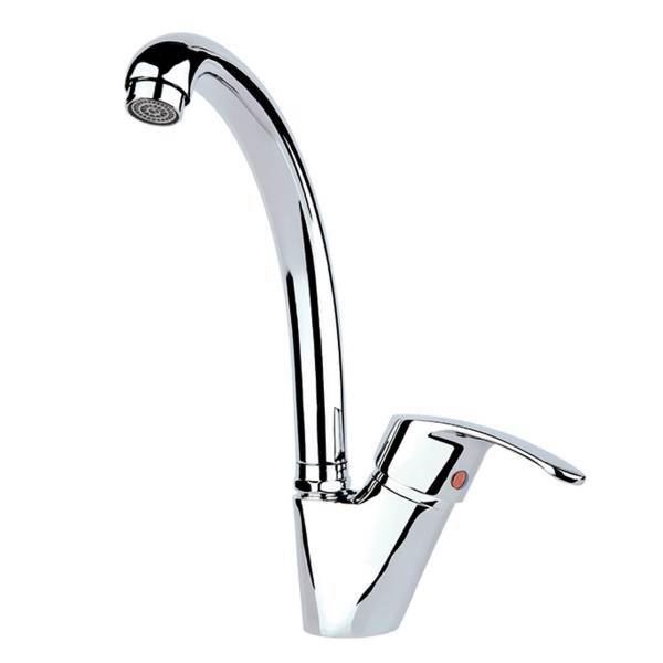 شیر آشپزخانه راسان مدل هلیا کروم، Rassan Heliya Kitchen Faucets