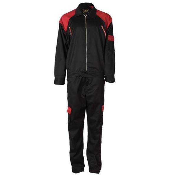 کاپشن و شلوار مهندسی ال ان کی مدل مشکی قرمز، LNK Black Red Engineer Clothes