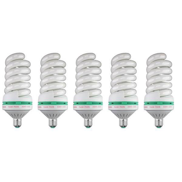 لامپ کم مصرف 70 وات لیساید پایه E27 بسته 5 عددی، Liside 70W Compact Fluorescent Lamp E27 5 PCS