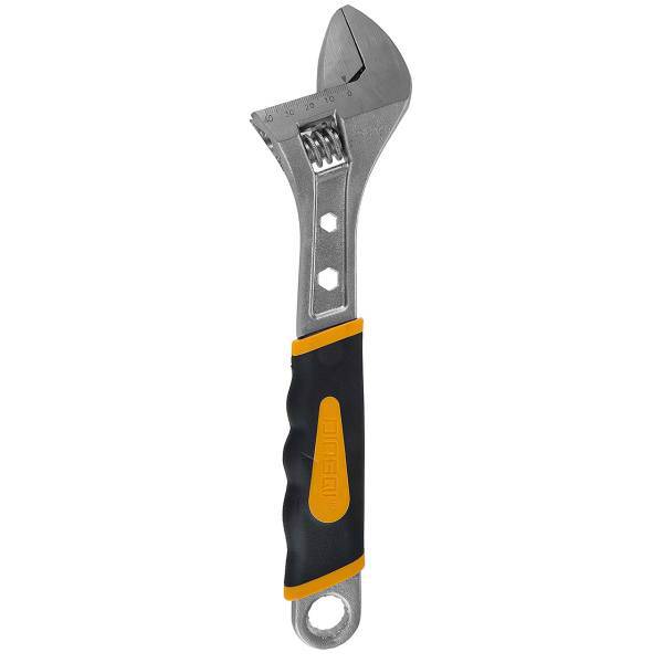 آچار فرانسه دینگشی مدل 16012 سایز 12 اینچ، Dingqi 16012 Adjustable Wrench 12 Inch