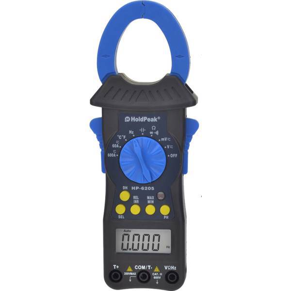 کلمپ متر هلدپیک مدل HP-6205، HP 6205 Clamp Meter