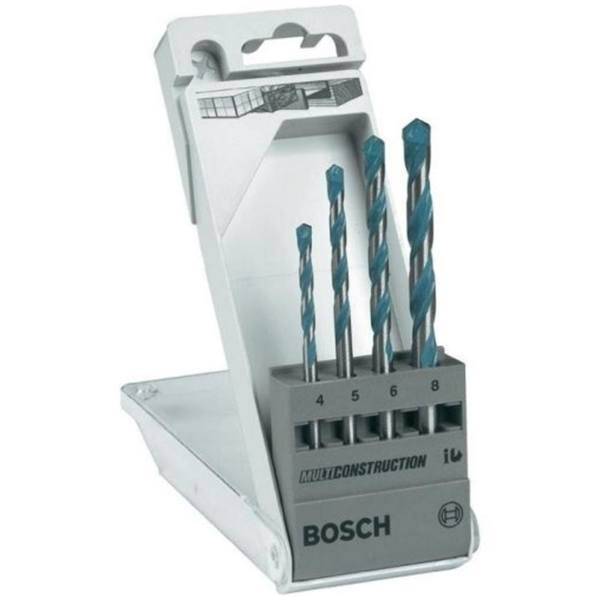 مجموعه 4 عددی مته همه کاره بوش مدل 2607018285، Bosch 2607018285 Multi Construction Drill Set 4pcs