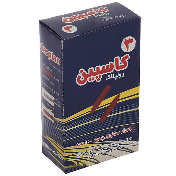 رولپلاک 3 سانتی‌متری معمولی کاسپین بسته 100 عددی، Caspian 3Cm Regular Rawlplug 100 PCS