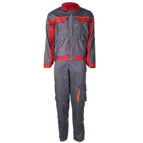 کاپشن و شلوار مهندسی مدل خاکستری قرمز، Gray Red Engineer Clothes