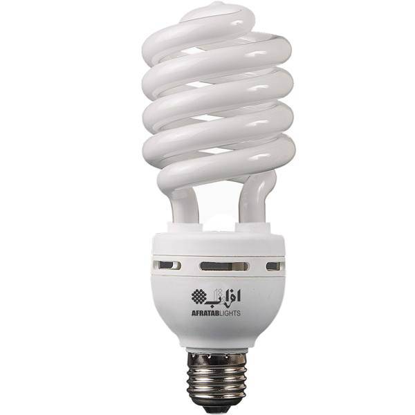 لامپ کم مصرف 50 وات افراتاب مدل 55HSP/E27، Afratab 55HSP/E27 50W Compact Fluorescent Lamp