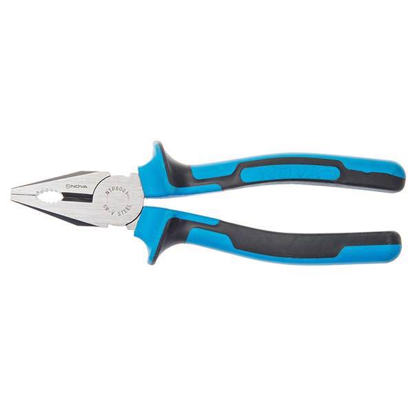 انبردست نووا مدل NTP-8021 سایز 8 اینچ، Nova NTP-8021 Combination Pliers 8 Inch