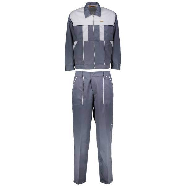 کاپشن و شلوار مهندسی تیک مک مدل طوسی خاکستری، Tekmak Gray Engineer Clothes