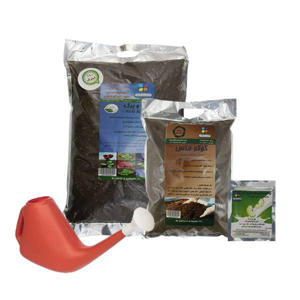 مجموعه خاک ثوبان گلباران سبز، Golbaranesabz Sauban Soil Fertilizer Pack