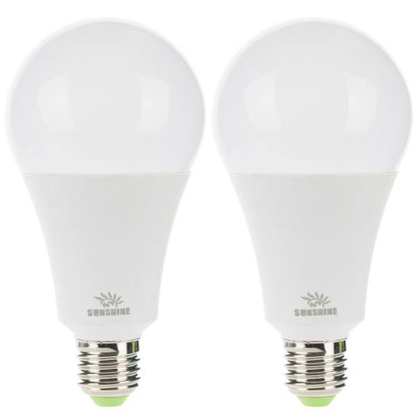 لامپ ال ای دی 21 وات سان شاین پایه E27 بسته 2 عددی، Sunshine 21W LED Lamp E27 2PCS