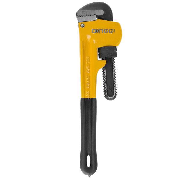 آچار لوله گیر دینگشی مدل 26012 سایز 12 اینچ، Dingqi 26012 Pipe Wrench 12 inch