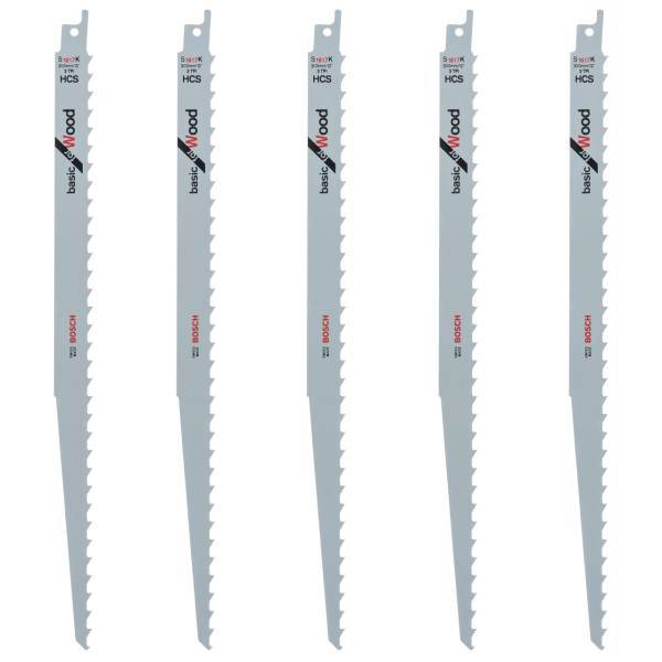 تیغه اره همه کاره بوش مدل 2608650679 بسته 5 عددی، Bosch 2608650679 Sabre Saw Blade Pack of 5