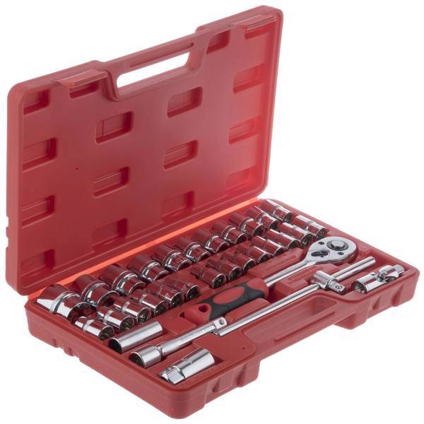 مجموعه 32 عددی آچار و سری بکس ساتاگود مدل G-10013، Satagood G-10013 Ratchet Wrench And Sockets Set 32PCS