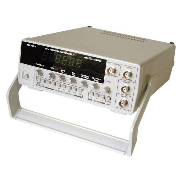 فانکشن ژنراتور مولتی‌متریکس مدلXG2102، Multimetrix XG2102 Function Generator