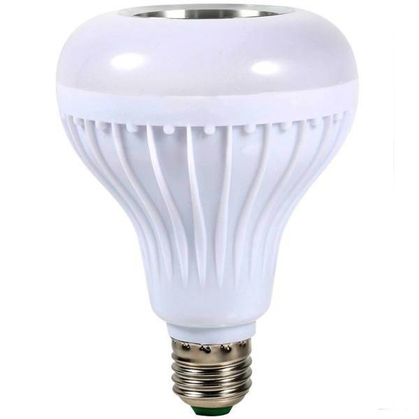 چراغ LED موزیکال دارای اسپیکر بلوتوثی، LED Music Light Bulb with Bluetooth Speaker