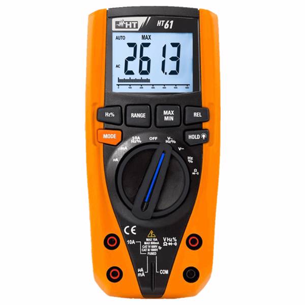 مولتی متر دیجیتال اچ تی اینسترومنتس مدل HT61، HT Instruments HT61 Multimeter