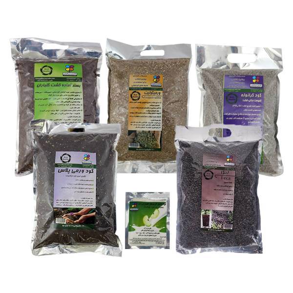 مجموعه خاک ژنوس گلباران سبز، Golbaranesabz Zhenus Soil Fertilizer Pack