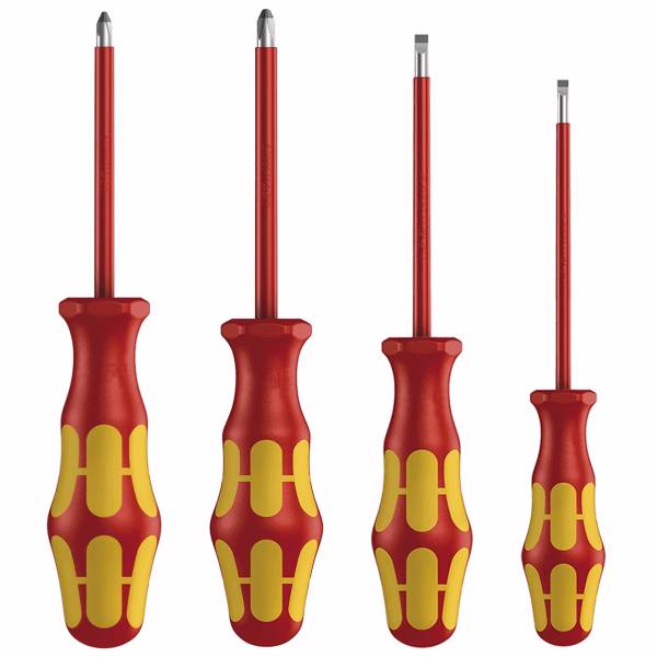 مجموعه 4 عددی پیچ گوشتی اچ تی اینسترومنتس مدل K23، HT Instruments K23 Kit of 4 Insulated Screwdrivers