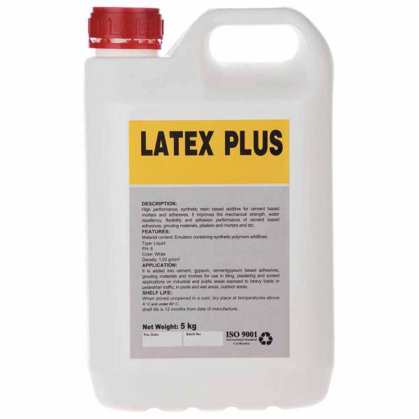 رزین افزایش دهنده چسبندگی غفاری مدل Latex Plus وزن 5 کیلوگرم