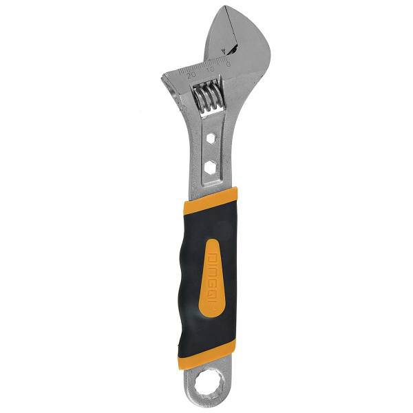 آچار فرانسه دینگشی مدل 16008 سایز 8 اینچ، Dingqi 16008 Adjustable Wrench 8 Inch