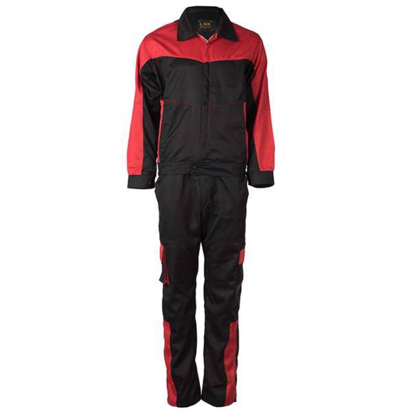 کاپشن و شلوار مهندسی ال ان کی مدل قرمز مشکی، LNK Red Black Engineer Clothes