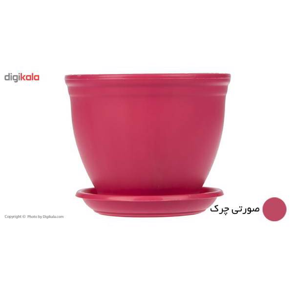 گلدان شهرآذین مدل 3010 ارتفاع 8 سانتی متر، Shahrazin 3010 Plant Pot 8cm