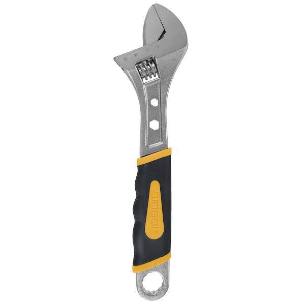 آچار فرانسه دینگشی مدل 16010 سایز 10 اینچ، Dingqi 16010 Adjustable Wrench 10 Inch