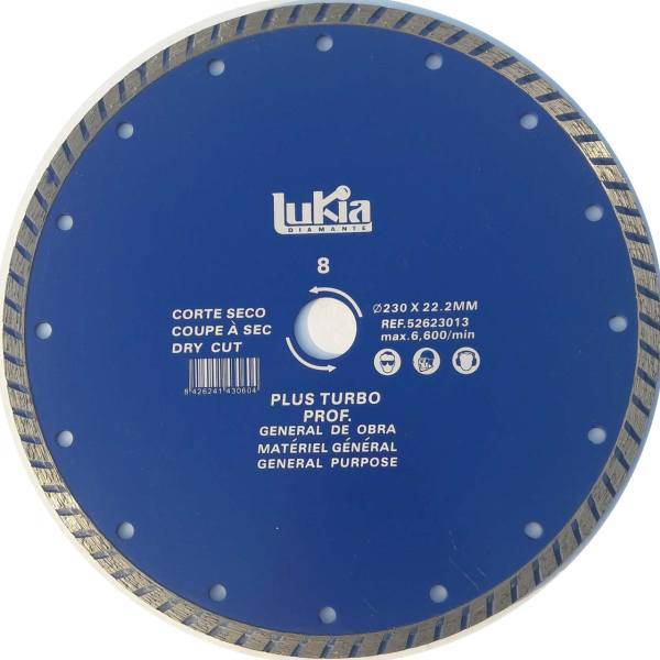 صفحه برش سرامیک لوکیا مدلC13-230، LUKIA Ceramic Cutting Disc Model C13-230 Made In SPAIN Dia. 23 cm