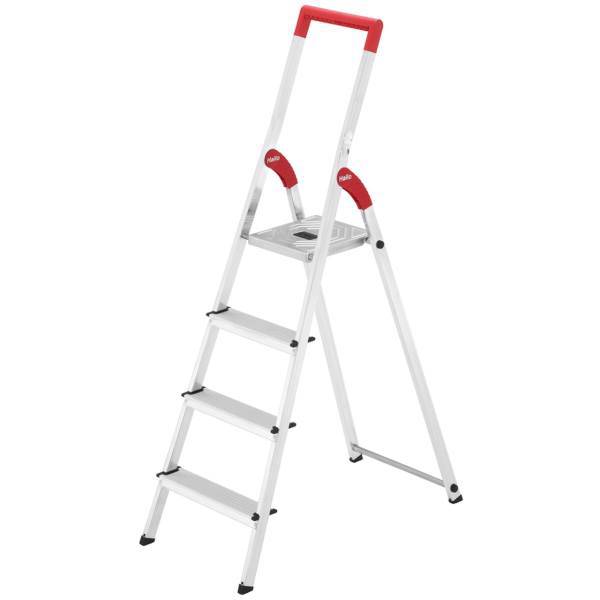 نردبان چهار پله هایلو مدل L50-8150407، Hailo L50-8150407 4 Steps Ladder