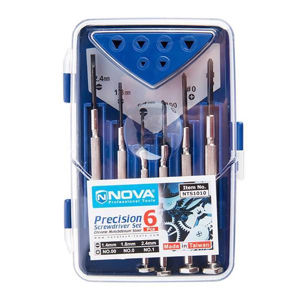 پیچ گوشتی ساعتی نووا NTS-1010، Nova Precision Screwdriver Set 6Pcs NTS-1010