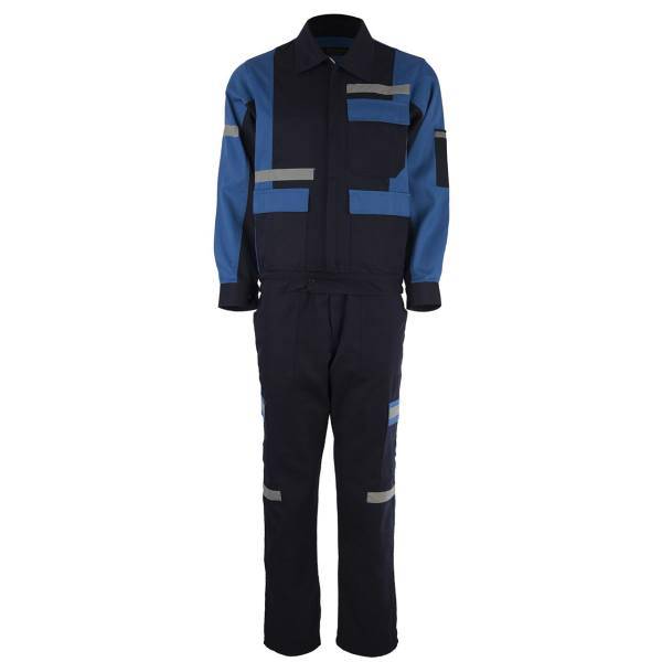 کاپشن و شلوار مهندسی خادم مدل آبی سرمه‌ ای، Khadem Blue NavyBlue Engineer Clothes