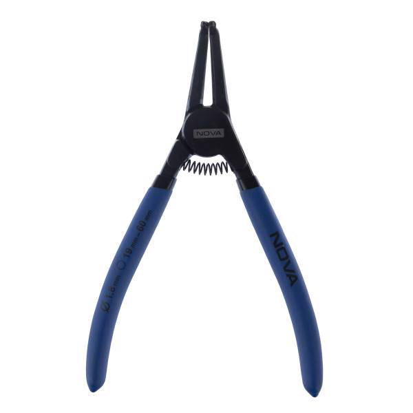 انبر خار باز کن نووا مدل NTP 8073 سایز 7 اینچ، Nova NTP 8073 Extenal Bent Circlip Plier 7 Inch