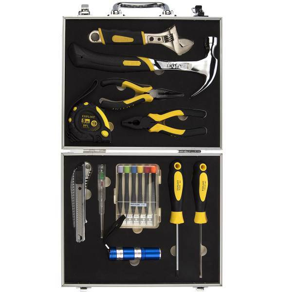 مجموعه 17 عددی ابزار مدل EXP091003، EXP091003 17 PCS Tool Box