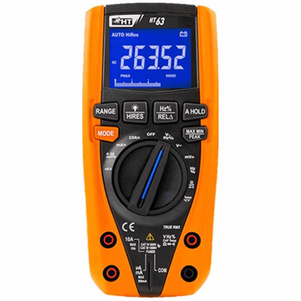 مولتی متر دیجیتال اچ تی اینسترومنتس مدل HT63 حرفه ای، HT Instruments HT63 Professional Multimeter